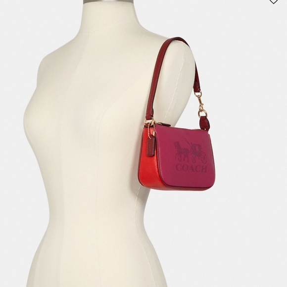 Coach Nolita 19 In Colorblock With Horse And Carriage - Picture 5 of 6